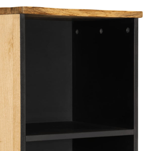 vidaXL Sideboard 38x34x160 cm Rough Solid Mango Wood