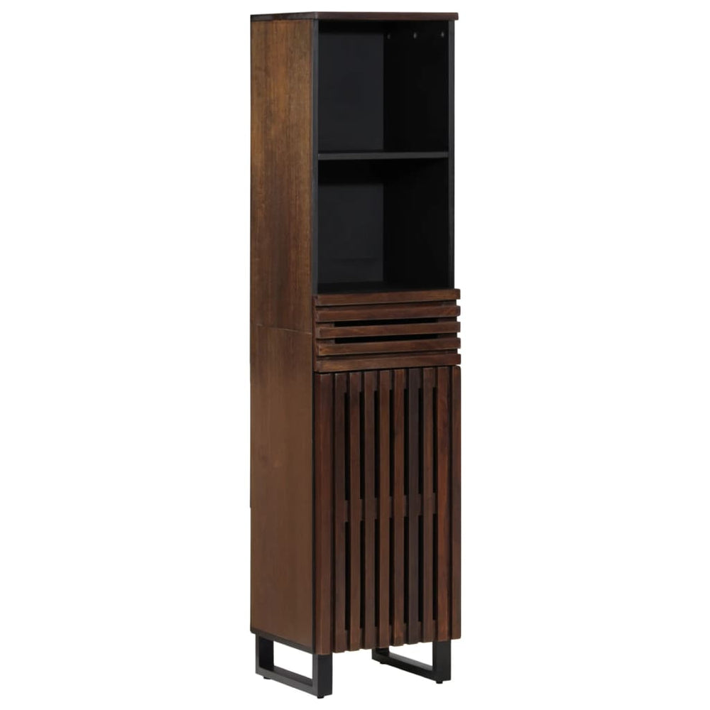 vidaXL Sideboard Brown 38x34x160 cm Solid Mango Wood