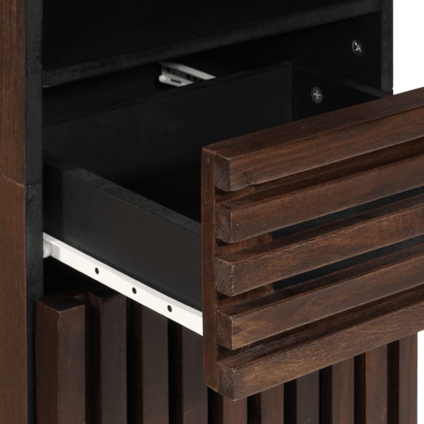 vidaXL Sideboard Brown 38x34x160 cm Solid Mango Wood