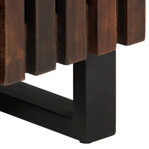 vidaXL Sideboard Brown 38x34x160 cm Solid Mango Wood