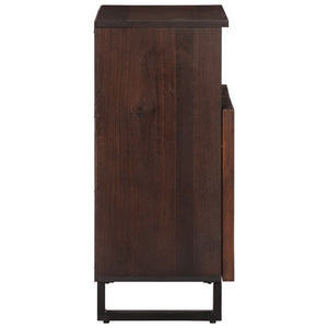 vidaXL Sideboard Brown 60x34x75 cm Solid Mango Wood