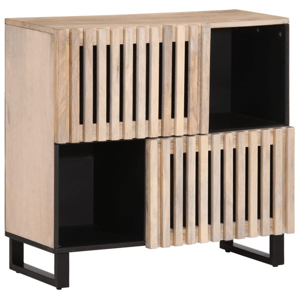 vidaXL Sideboard 80x34x75 cm Solid Mango Wood