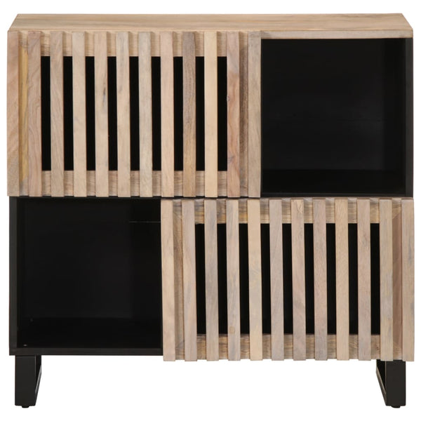 vidaXL Sideboard 80x34x75 cm Solid Mango Wood