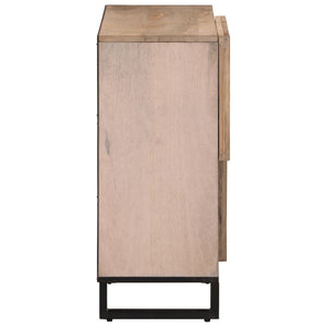 vidaXL Sideboard 80x34x75 cm Solid Mango Wood