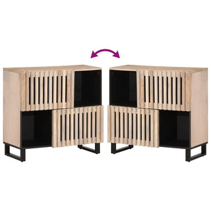 vidaXL Sideboard 80x34x75 cm Solid Mango Wood