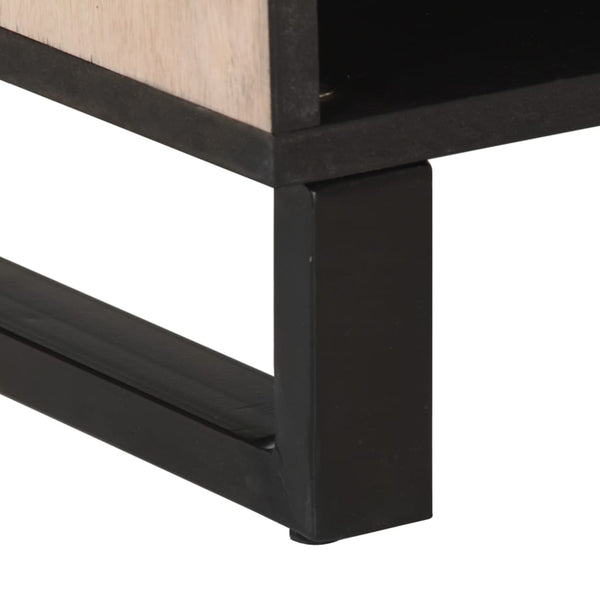 vidaXL Sideboard 80x34x75 cm Solid Mango Wood