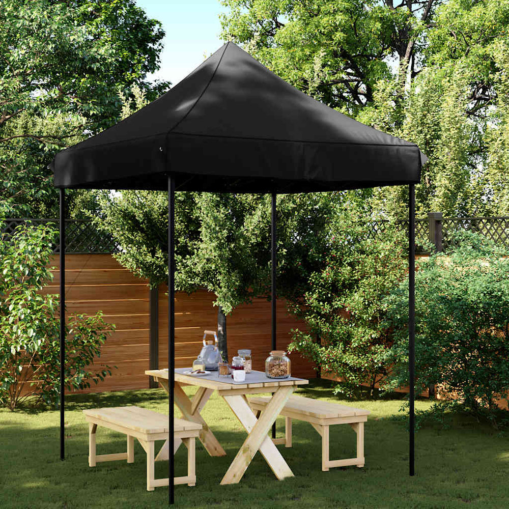 vidaXL Pop-Up Party Tent Black 200x200x306 cm