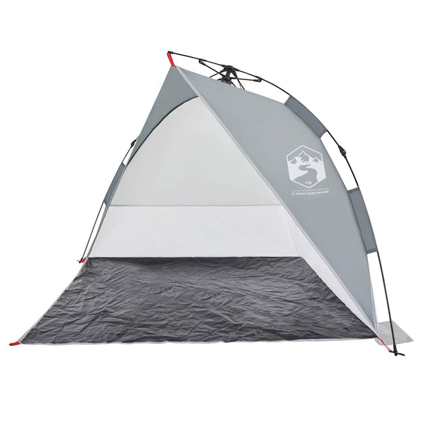 vidaXL Pop-up Beach Tent Grey Waterproof