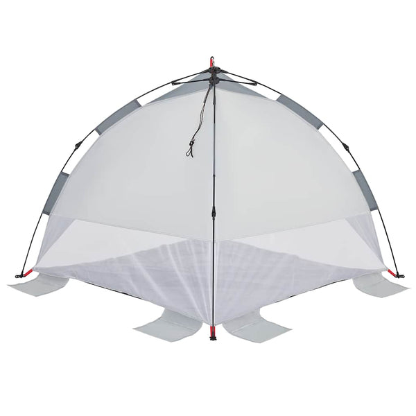vidaXL Pop-up Beach Tent Grey Waterproof