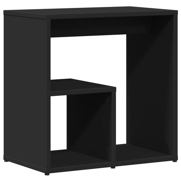 vidaXL Side Table Black 50x30x50 cm Engineered Wood