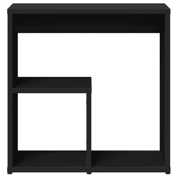 vidaXL Side Table Black 50x30x50 cm Engineered Wood
