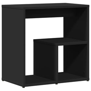 vidaXL Side Table Black 50x30x50 cm Engineered Wood