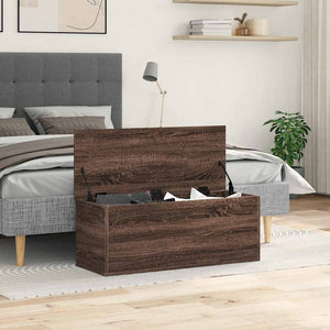 Truhe Braun Eichenoptik 90 cm