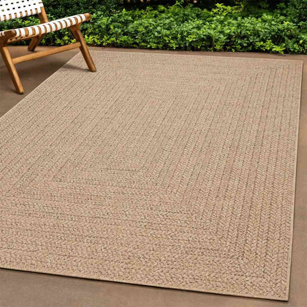 vidaXL ZIZUR Rug 80x200 cm Jute Look Indoor and Outdoor