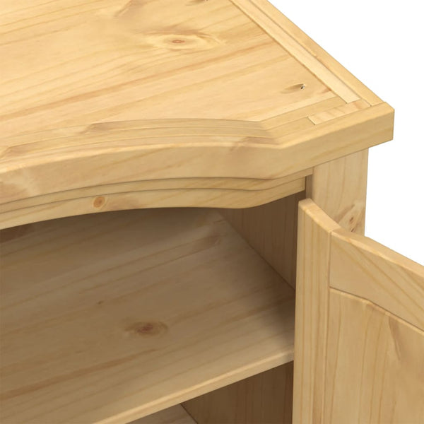 vidaXL Wardrobe "Corona" 101x52x170 cm Solid Pine Wood