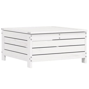 vidaXL 10-Piece Garden Sofa Set White Solid Pine Wood