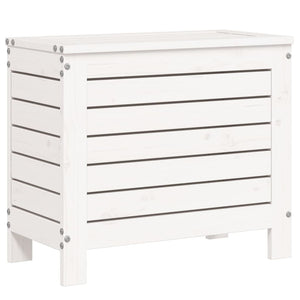 vidaXL 9-piece Garden Sofa Set White Solid Pine Wood