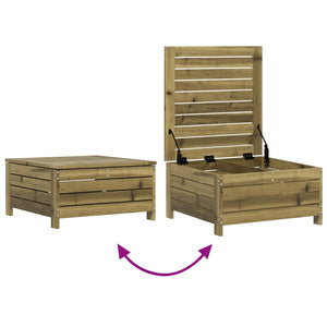 vidaXL 9-piece Garden Sofa Set Impregnated Pinewood