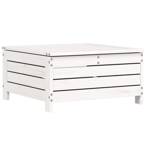 vidaXL 4-piece Garden Sofa Set White Solid Pine Wood
