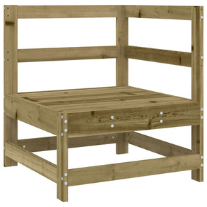 vidaXL 4-Piece Garden Sofa Set Impregnated Pinewood