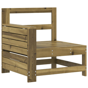 vidaXL 4-Piece Garden Sofa Set Impregnated Pinewood