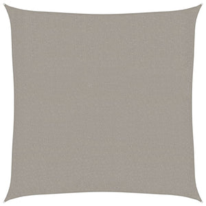 Quadratisches Sonnensegel Hellgrau 2,5x2,5m