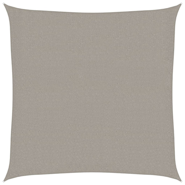 Quadratisches Sonnensegel Hellgrau 3x3m