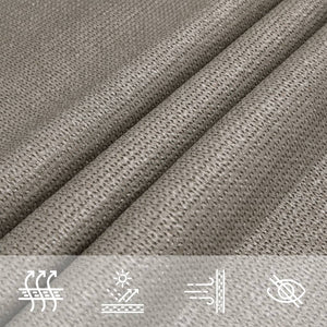 Quadratisches Sonnensegel Hellgrau 4,5x4,5m