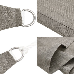 Dreieckiges Sonnensegel Hellgrau 3x3x4,2m