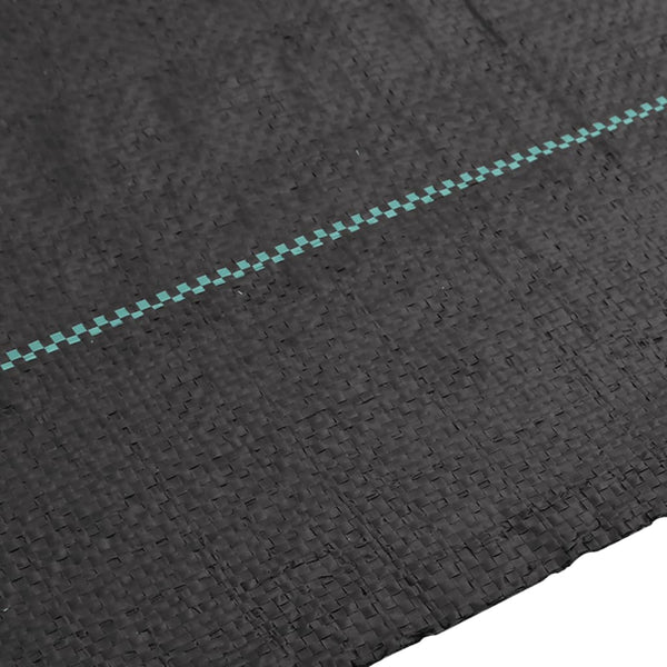 vidaXL Weed Fabric Black 4x50 m PP