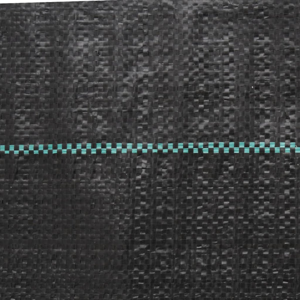 vidaXL Weed Fabric Black 4x50 m PP