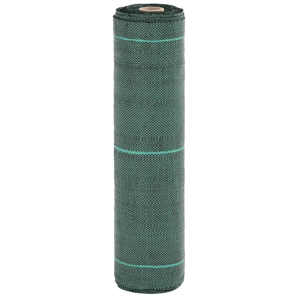 vidaXL Weed Control Fabric Green 0.5x5 m PP