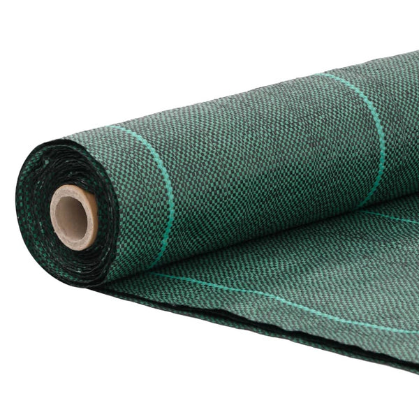 vidaXL Weed Control Fabric Green 0.5x5 m PP