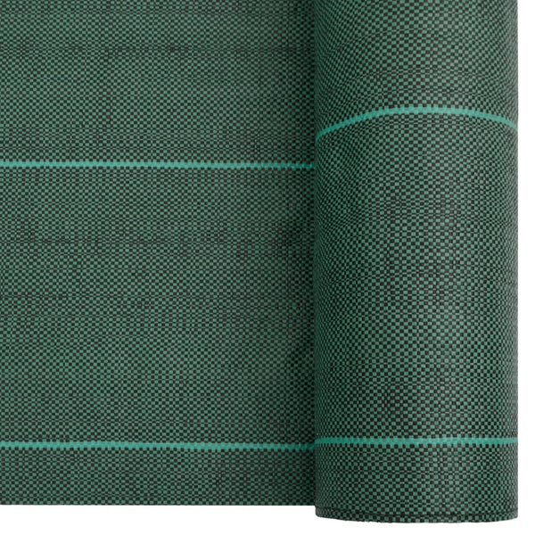vidaXL Weed Control Fabric Green 0.5x5 m PP