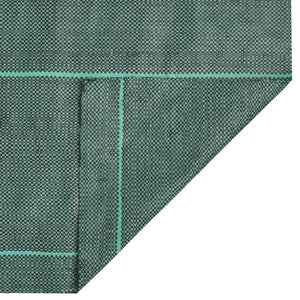 vidaXL Weed Control Fabric Green 0.5x5 m PP