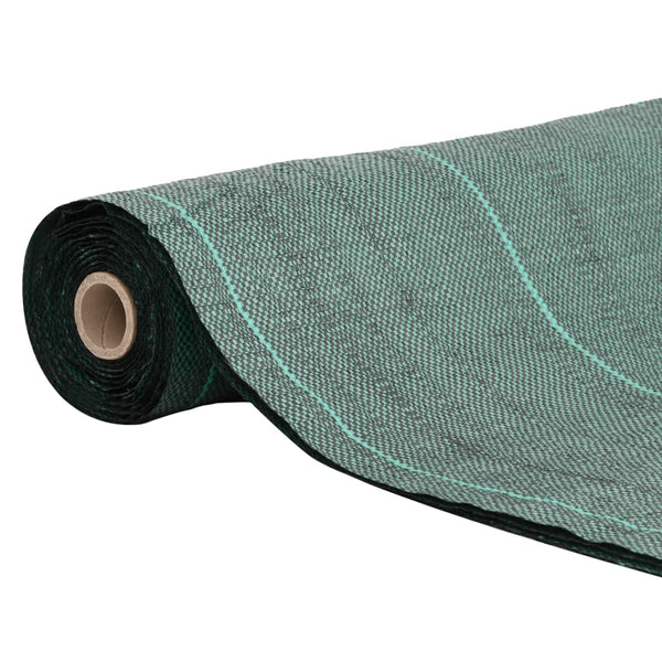 vidaXL Weed Fabric Green 1x5 m PP
