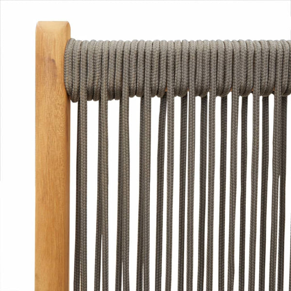 vidaXL Garden Chairs Adjustable 8 pcs. Grey Solid Acacia Wood