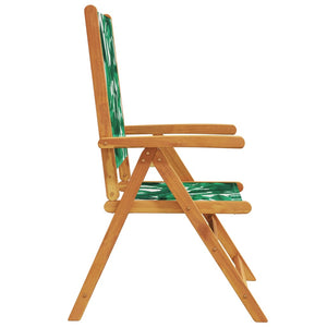 Verstellbare Gartenstühle 8er Set Grün