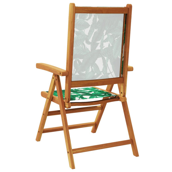 Verstellbare Gartenstühle 8er Set Grün