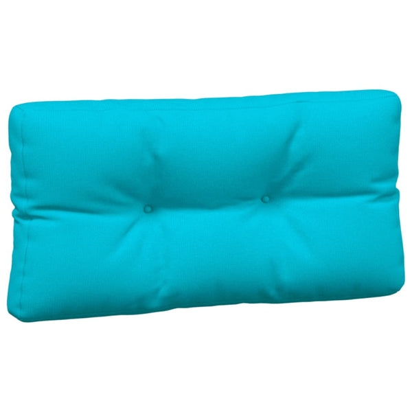vidaXL Pallet Cushions 3-pc. Turquoise Fabric