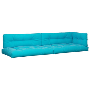 vidaXL Pallet Cushions 5 pcs. Turquoise Fabric