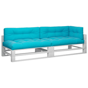vidaXL Pallet Cushions 5 pcs. Turquoise Fabric