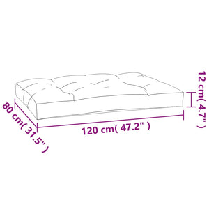 vidaXL Pallet Cushions 5 pcs. Turquoise Fabric