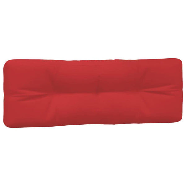 vidaXL Pallet Cushions 7-pc. Red Fabric