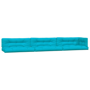 vidaXL Pallet Cushions 7-piece Turquoise Fabric