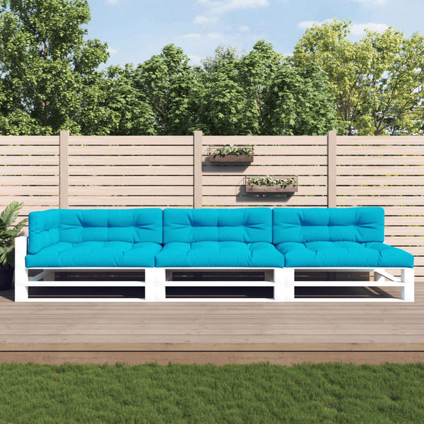 vidaXL Pallet Cushions 7-piece Turquoise Fabric