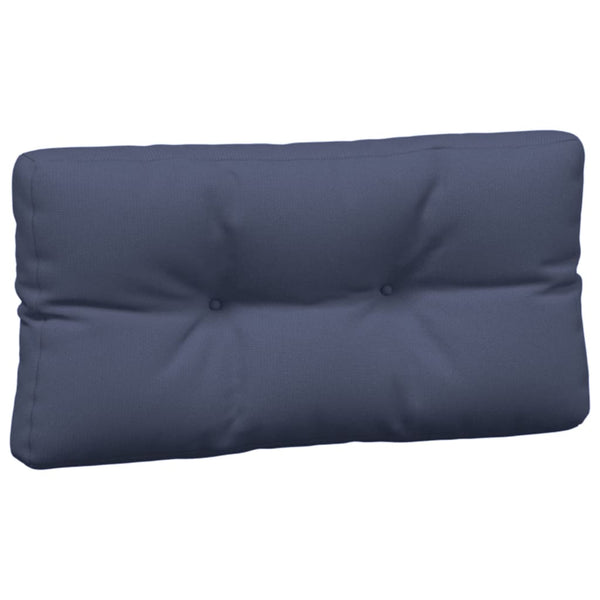 vidaXL Pallet Cushions 7 pcs. Navy Blue Fabric