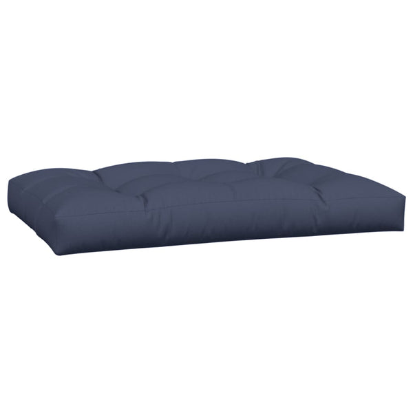 vidaXL Pallet Cushions 7 pcs. Navy Blue Fabric
