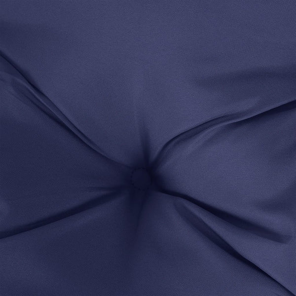 vidaXL Pallet Cushions 7 pcs. Navy Blue Fabric