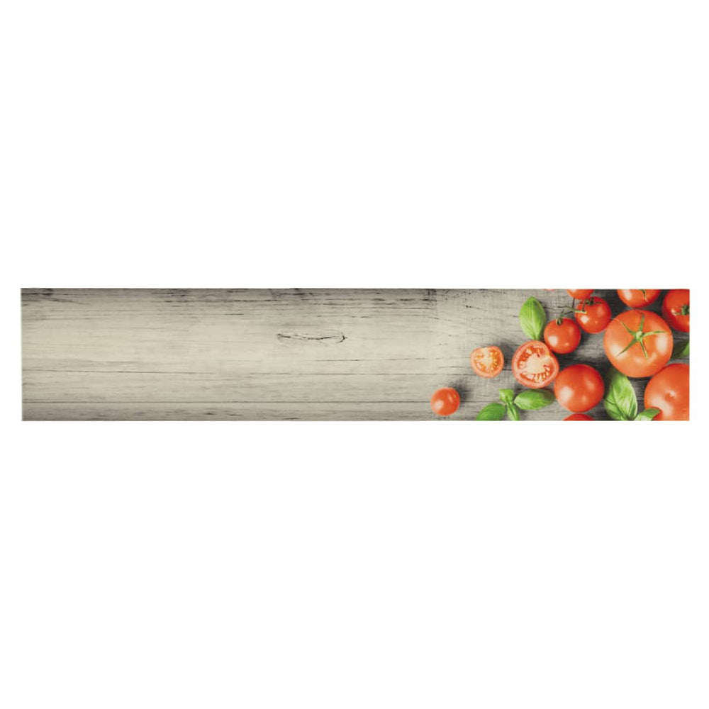 vidaXL Kitchen Runner Washable Tomatoes 60x300 cm Velvet
